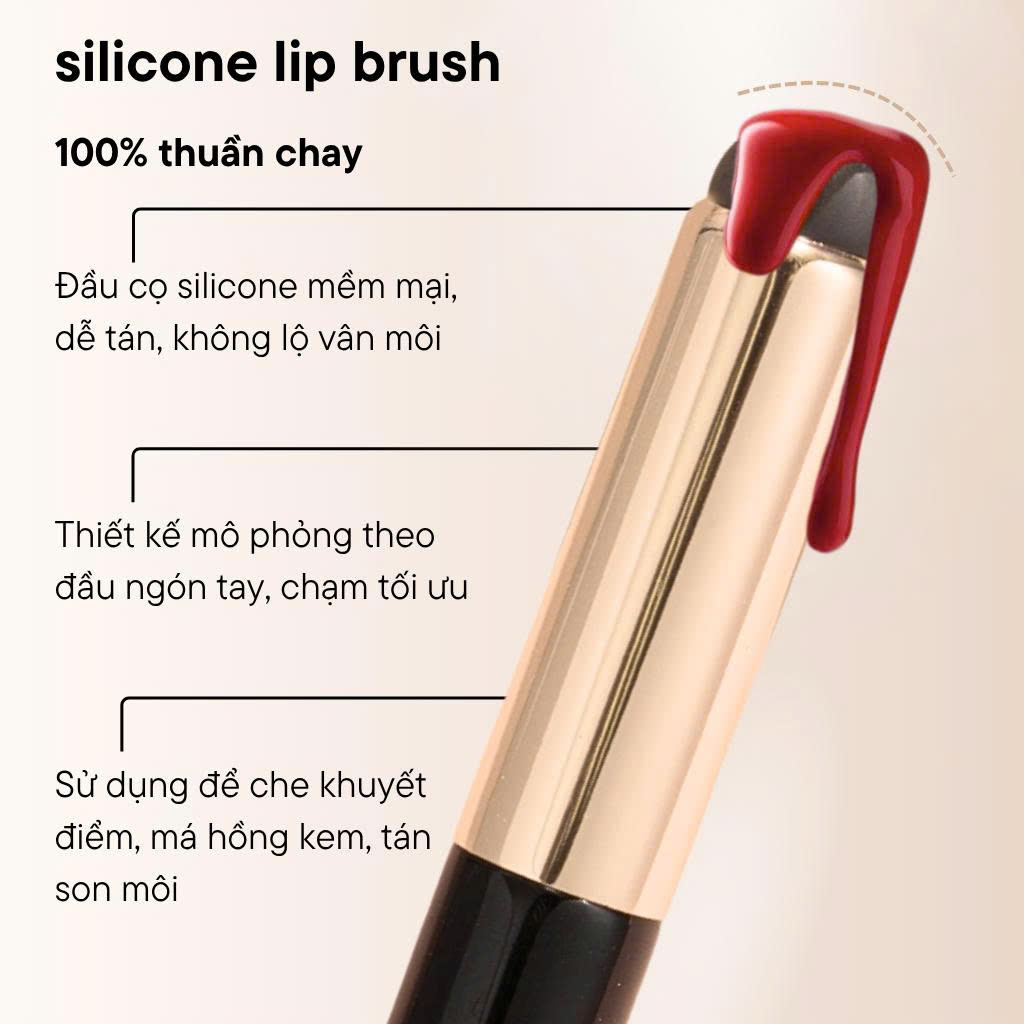 Cọ Silicone Đánh Son Môi RT Real Techniques Silicone Lip Brush RT623